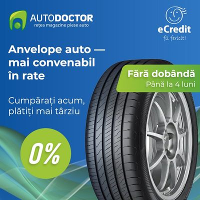 AUTODOCTOR: Rate cu 0% dobândă la anvelope