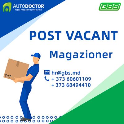 Vă invităm să lucrați ca magazioner