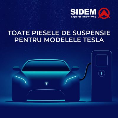 Piese de suspensie SIDEM pentru Tesla Model 3