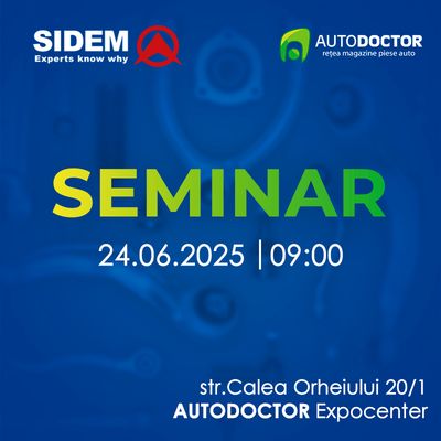 Seminar tehnic susținut de compania Sidem